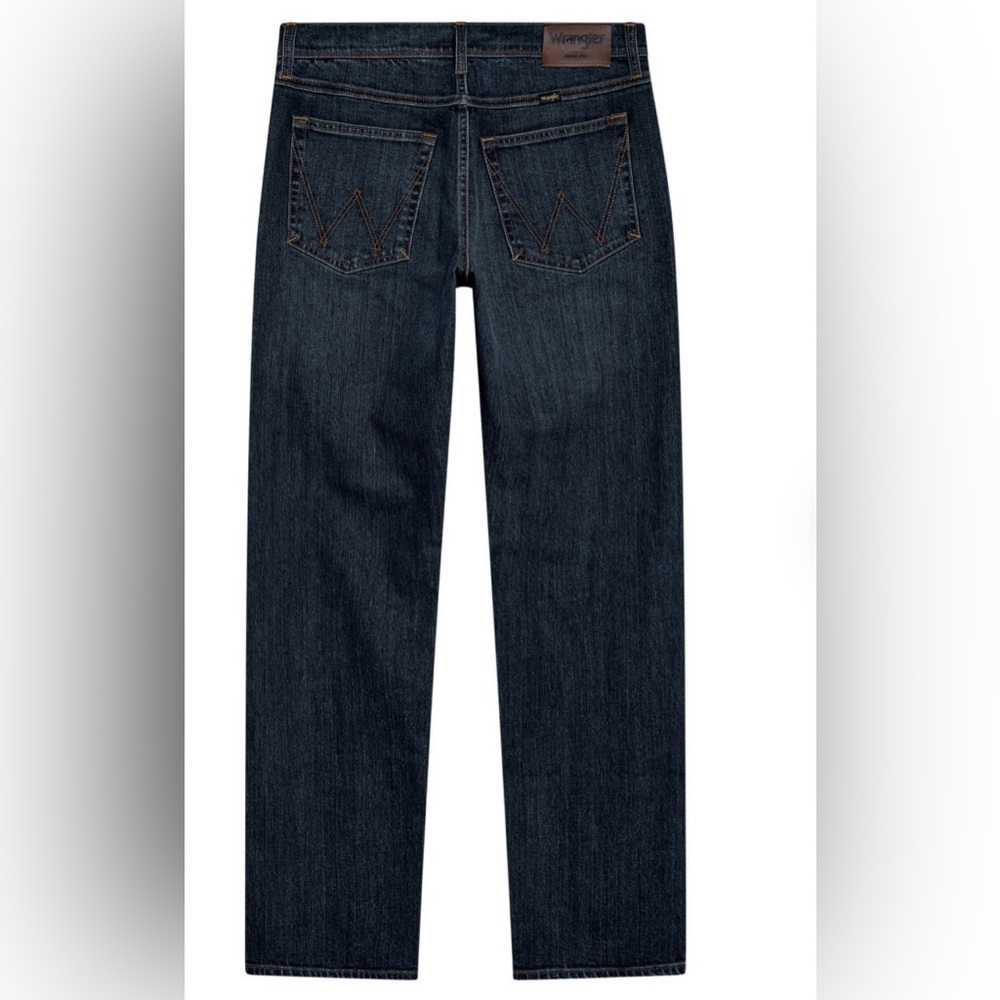 Wrangler regular fit Men's Blue Jeans - Picture 4 of 5